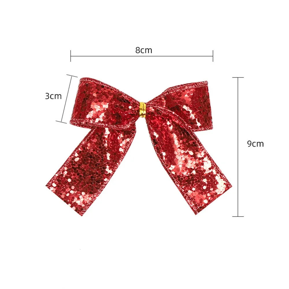 Classic Luxury: Red Holiday Bows