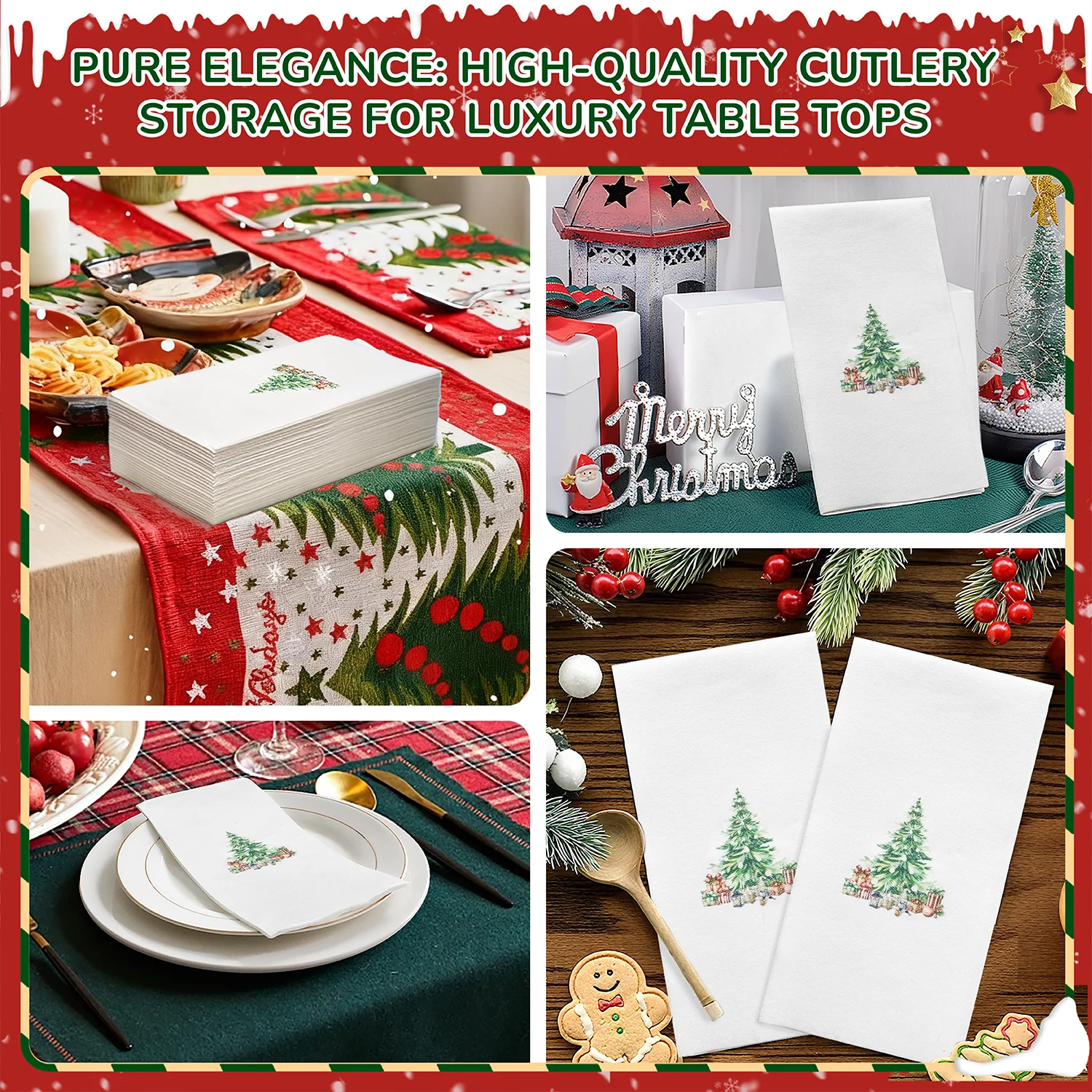 Luxe & Easy: Holiday Napkin