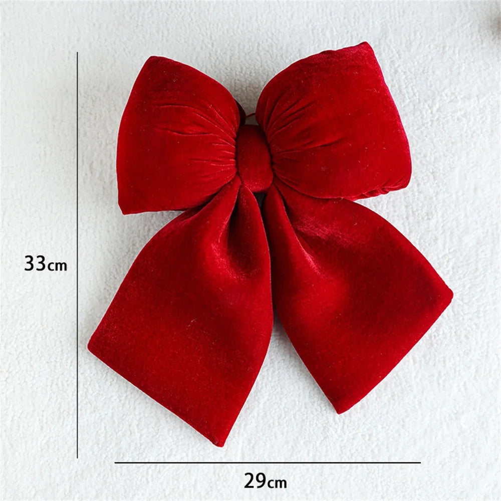 Classic Luxury: Red Holiday Bows
