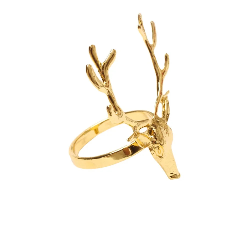 Majestic Holiday: Deer Ring