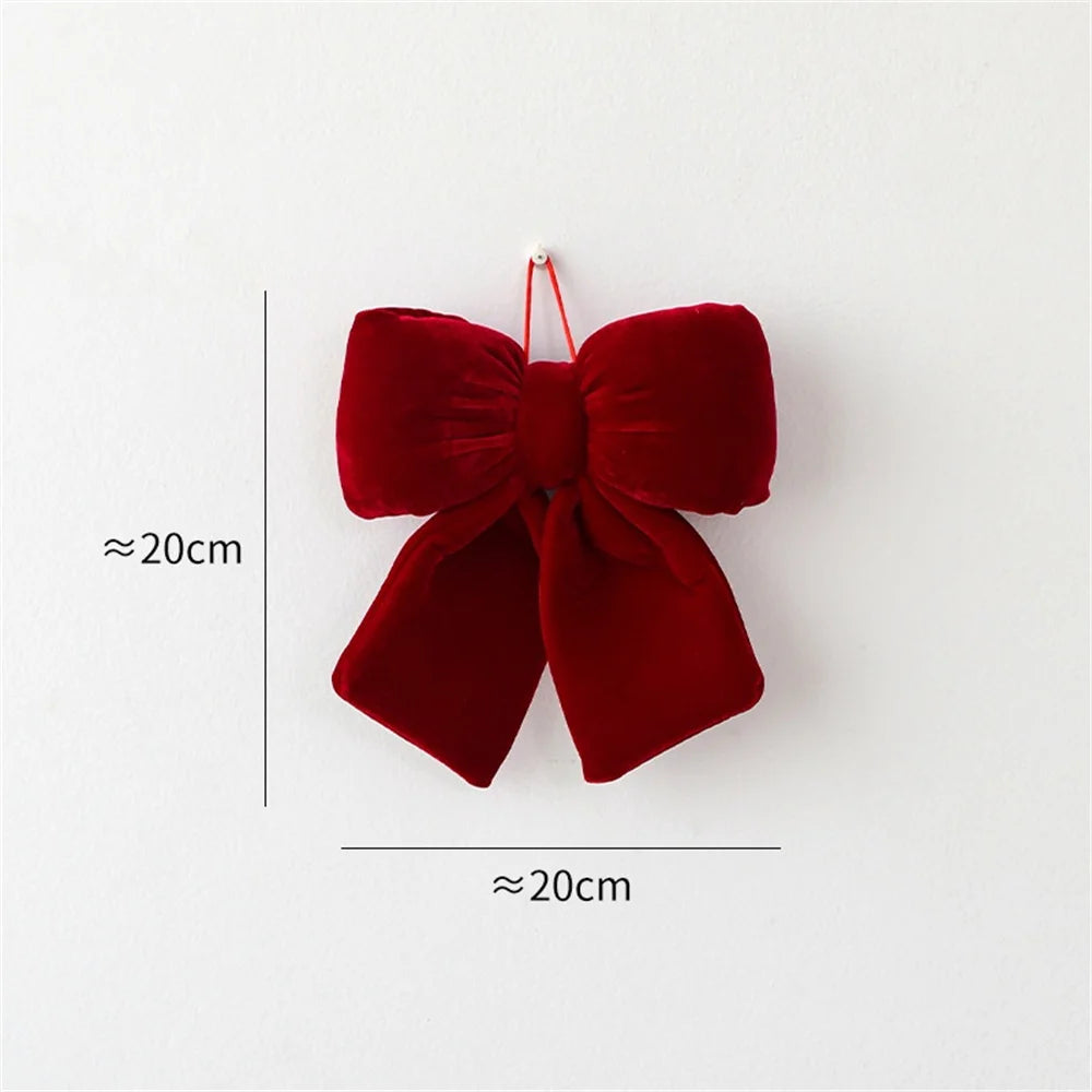 Classic Luxury: Red Holiday Bows