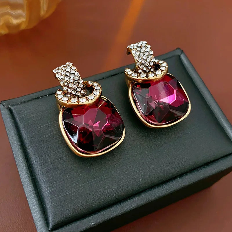 The Royal Amethyst Studs
