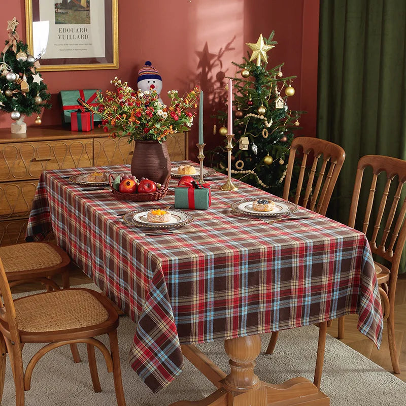 The heritage plaid rectangle tablecloth