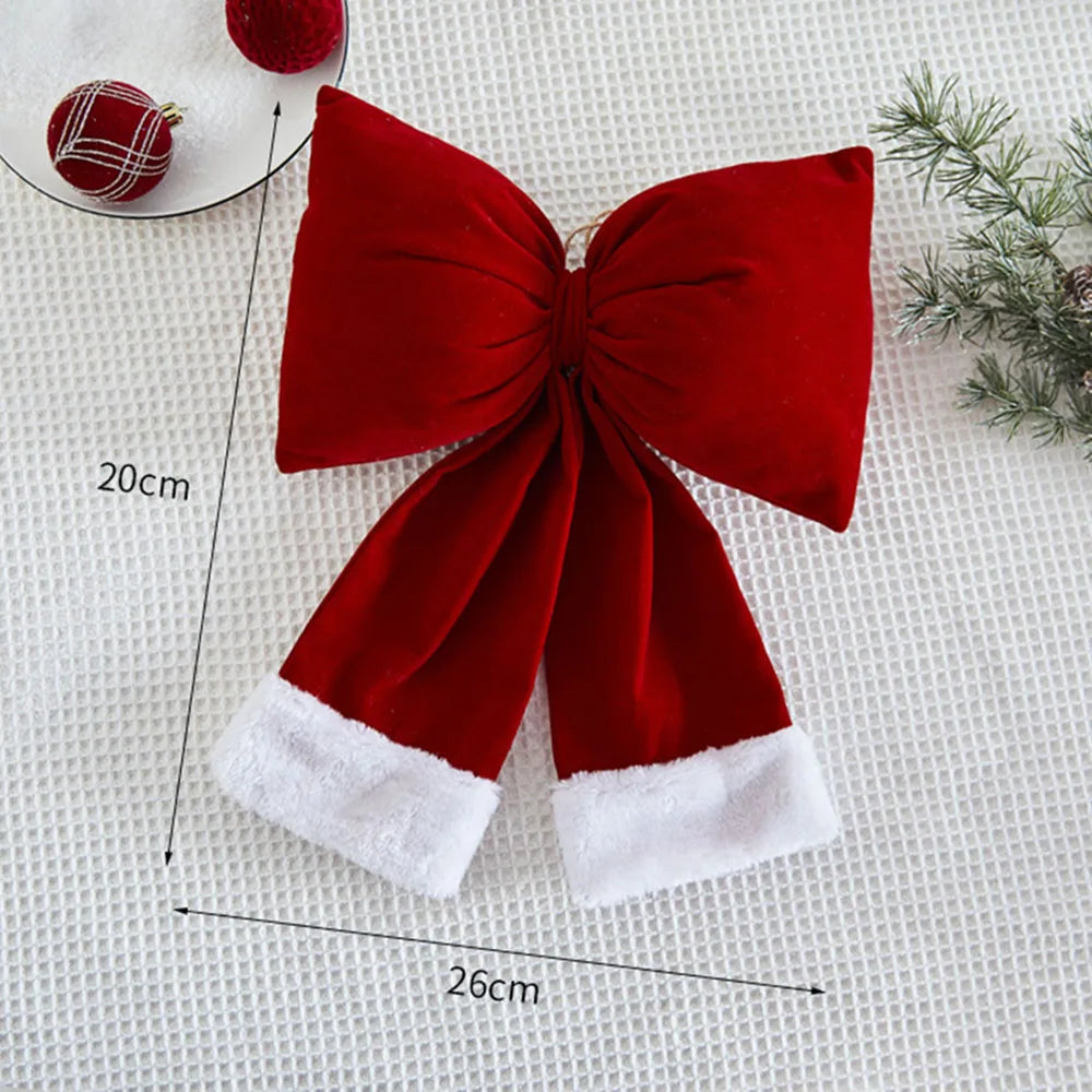 Classic Luxury: Red Holiday Bows