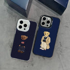 The "Coquette" Bear: Soft Matte Protective Case