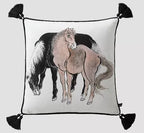 Vintage Equestrian: Pillow Cover