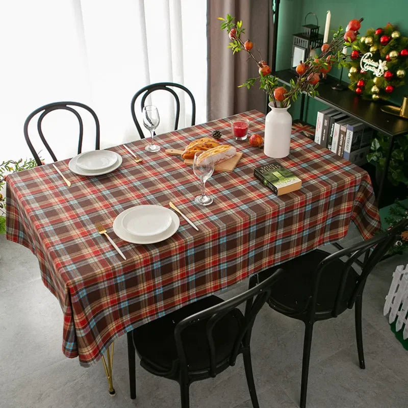 The heritage plaid rectangle tablecloth