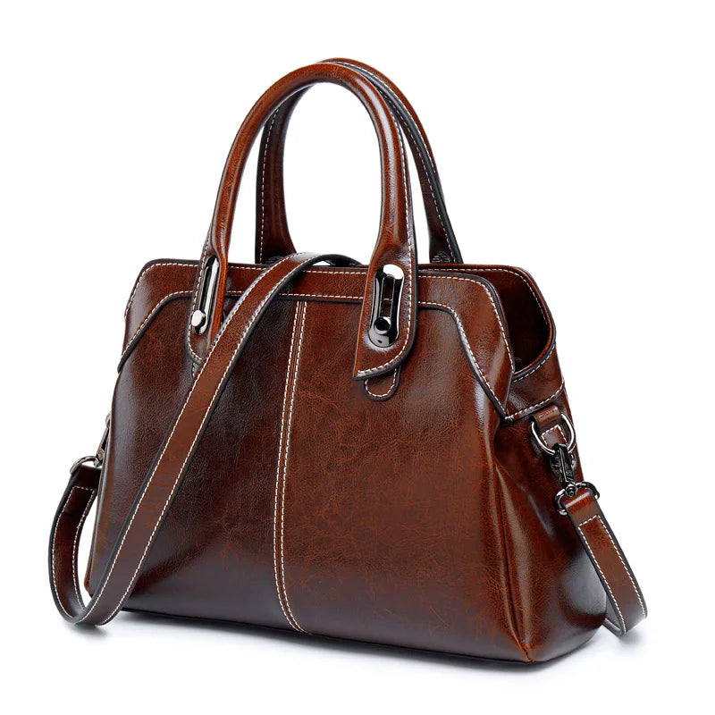 The Everyday Icon: The Cognac Glazed Satchel