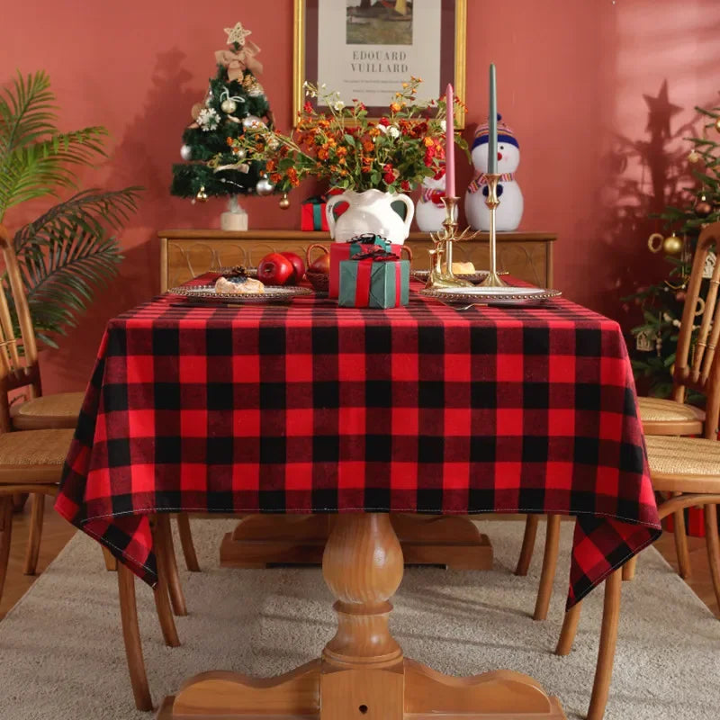 The heritage plaid rectangle tablecloth