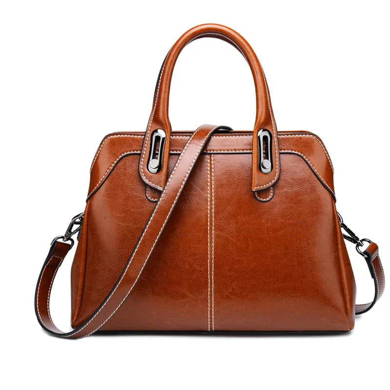 The Everyday Icon: The Cognac Glazed Satchel