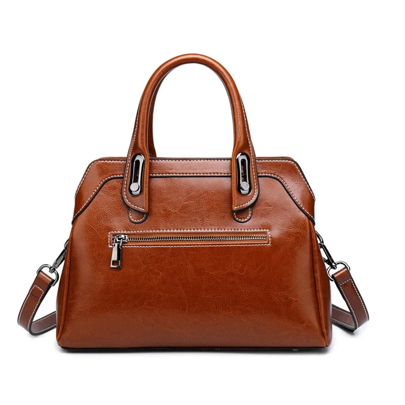 The Everyday Icon: The Cognac Glazed Satchel