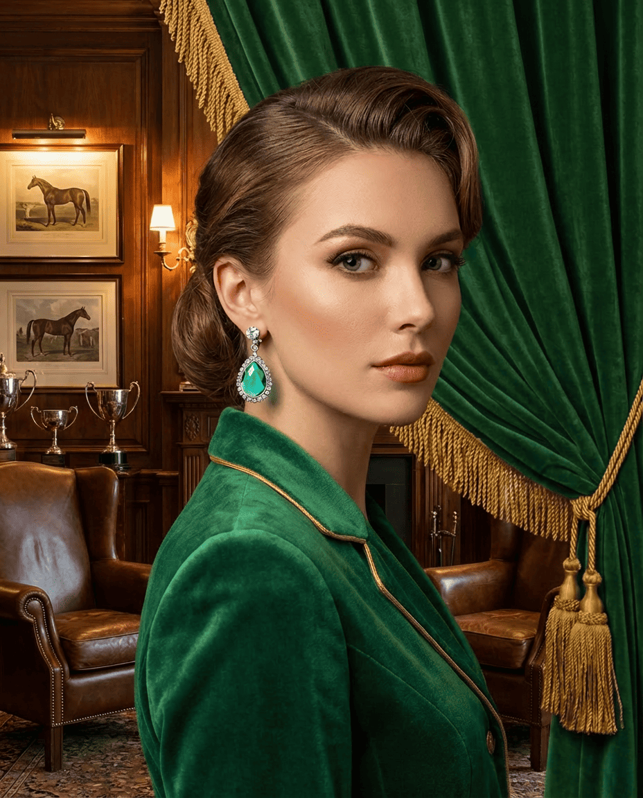 The Royal Teardrop Clip-Ons