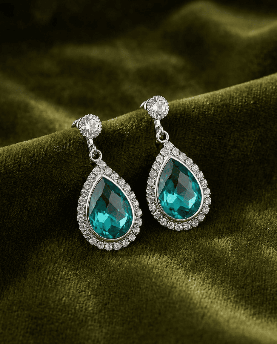 The Royal Teardrop Clip-Ons