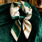 Luxury Printed Square Scarf | Versatile Classic Design